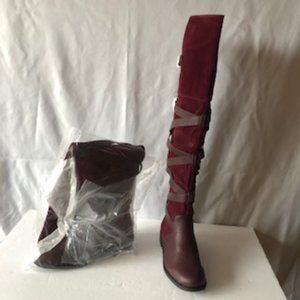 dorinda wraparound flat boot